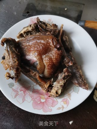 苦瓜炒风干鹅的做法步骤：6