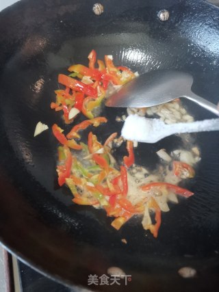 苦瓜炒风干鹅的做法步骤：9