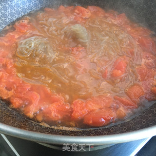 茄汁红薯粉的做法步骤：5