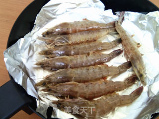 炸大虾 空气炸锅版的做法步骤：5
