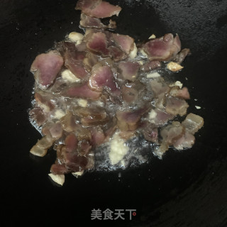 腊肉炒四季豆的做法步骤：5