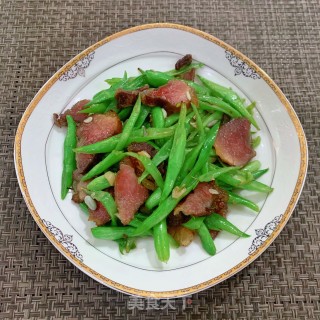 腊肉炒四季豆的做法步骤：10