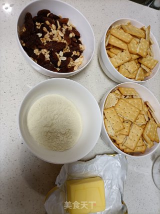 雪花酥的做法步骤：1