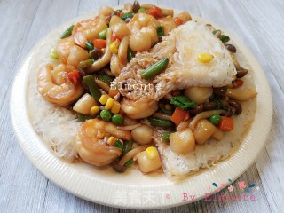 煎米粉的做法步骤：19