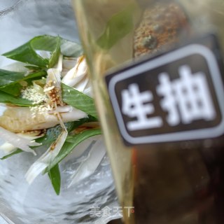 春葱拌贵妃肉的做法步骤：2