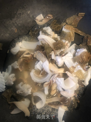 雪菜鱿鱼的做法步骤：3