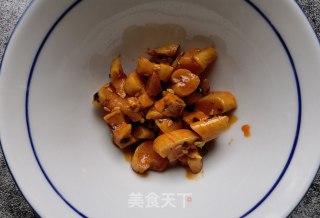 萝卜干油泼粉的做法步骤：2