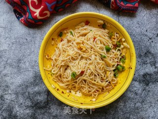 萝卜干油泼粉的做法步骤：11