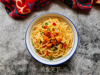 萝卜干油泼粉的做法步骤：12