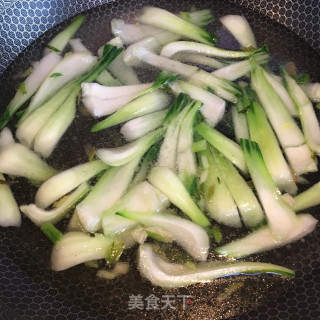 青菜瘦肉汤粉的做法步骤：6