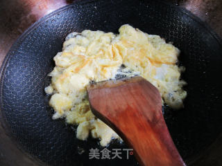 菜芯肉丝鸡蛋炒河粉的做法步骤：5