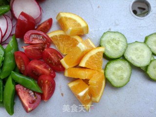 甜豆鸡蛋沙拉的做法步骤：10