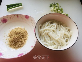 芝麻盐拌米粉的做法步骤：7