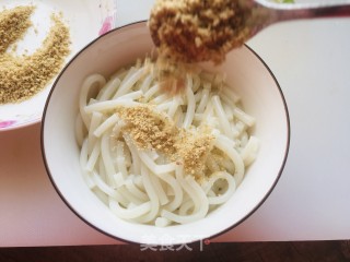 芝麻盐拌米粉的做法步骤：8