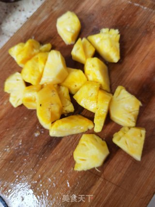 菠萝鸭的做法步骤：16