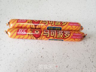 莴笋炒火腿肠的做法步骤：3