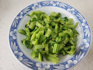 莙荙菜杆拌粉丝的做法步骤：3