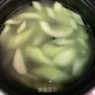 黄瓜滚肉酱汤的做法步骤：5