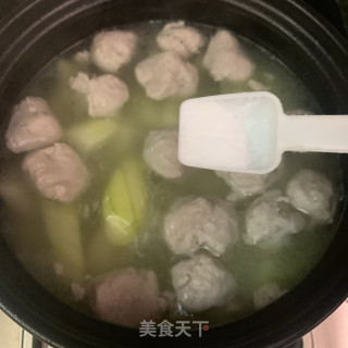 黄瓜滚肉酱汤的做法步骤：7