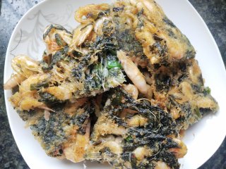 紫菜虾饼的做法步骤：9