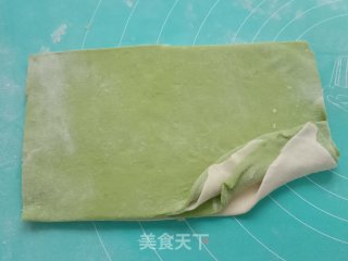 菠菜汁胡萝卜包子的做法步骤：15