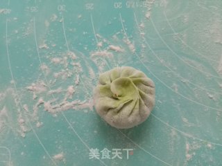 菠菜汁胡萝卜包子的做法步骤：20