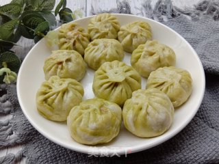 菠菜汁胡萝卜包子的做法步骤：23