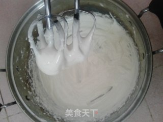 空气炸锅版戚风蛋糕的做法步骤：3