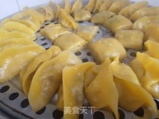 玉米粉酸菜馅蒸饺的做法步骤：11