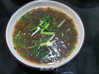 胡葱地皮菌汤的做法步骤：9
