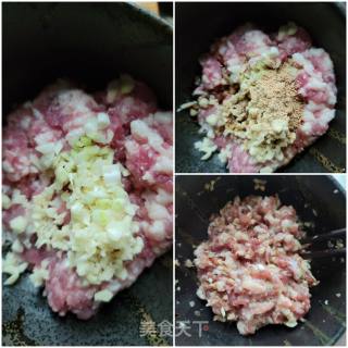 鲜肉酸菜煎包的做法步骤：4
