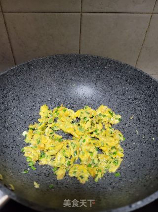 韭菜虾皮炒蛋的做法步骤：7