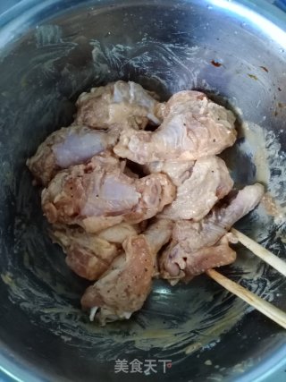 炸鸡腿的做法步骤：3