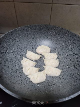 猪肉白菜胡萝卜煎饺的做法步骤：9