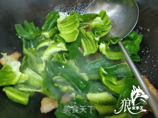 青椒炒肉片的做法步骤：6