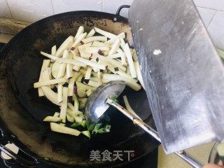 家常炒茄子的做法步骤：4