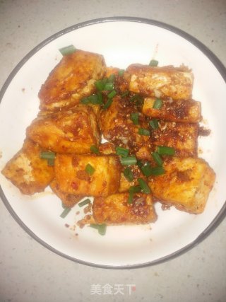 孜然香辣豆腐的做法步骤：17
