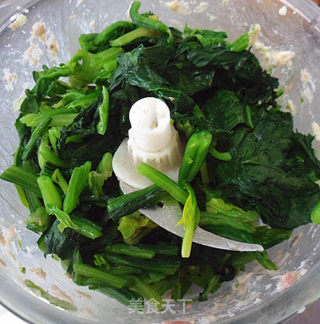 韭菜菠菜麻蛤饺子的做法步骤：6