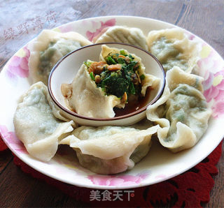韭菜菠菜麻蛤饺子的做法步骤：13
