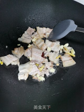 五花肉炒四季豆的做法步骤：7