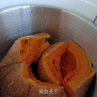 玫瑰花酿蒸南瓜的做法步骤：6