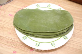 抹茶麻糬肉松豆沙吐司的做法步骤：9