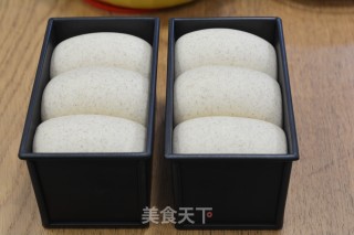 黑全麦老面吐司的做法步骤：14