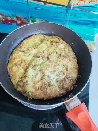 生菜鸡蛋饼的做法步骤：10