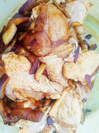 鸡肉焖饭的做法步骤：5