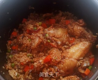 鸡肉焖饭的做法步骤：16