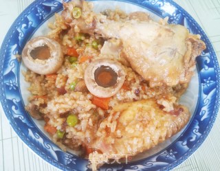鸡肉焖饭的做法步骤：17