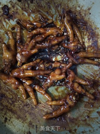 酱烧鸡爪的做法步骤：8