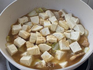 娃娃菜炖豆腐的做法步骤：8