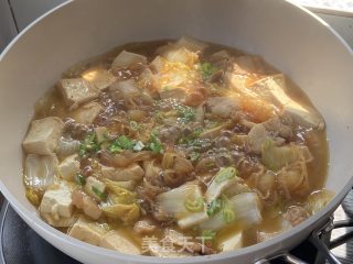 娃娃菜炖豆腐的做法步骤：10